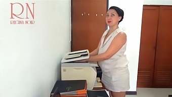 Office Secretary'S Mfp Scanner Reveals Her Intimate Details