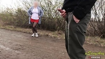 Unwittingly Exposing Myself In A Park, A Curious Mom Takes Notice Of My Arousal And Offers A Public Handjob, All Captured On A Hidden Camera For Your Viewing Pleasure