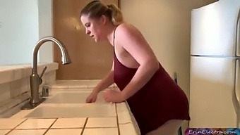 Kitchen Encounter Between Stepmother And Stepson