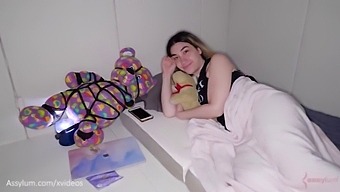 Lexi Grey, A Female Chastity Slave, Is Forced To Drink Urine And Then Brutally Penetrated Anally, Followed By Cum Being Painted On Her Body.