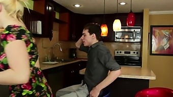 Aiden Valentine'S Aggressive Milf Fucks Her Son In Missionary Position