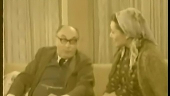 Vintage Turkish Couple Explores Erotic Kissing And Boobs