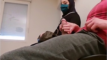 A Perverted Physician Secretly Installs A Surveillance Device In His Reception Area, Leading To The Exposure Of A Promiscuous Muslim Woman Engaging In Sexual Activities With An Empty Phallus. This Video Features An Amateur, Hidden Camera Perspective, Showcases The Seductive Nature Of The Protagonist, And Includes A Verified Performer. The Climax Involves A French Man'S Ejaculation.