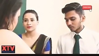 Indian Teacher And Student Engage In Taboo Cfnm Roleplay