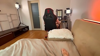 I Caught My Partner Pleasuring Himself And Couldn'T Resist Joining In. Watch The Entire Scene Now On Xvideo Red