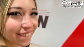 Pov Video Of A Blonde Girlfriend Giving A Blowjob In High Definition