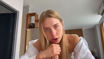 Hd Video Of A Cute Schoolgirl Giving A Pov Blowjob