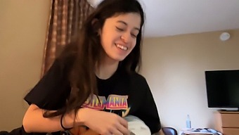 Behind The Scenes Of An Amateur Threesome With Latina And Small Tits