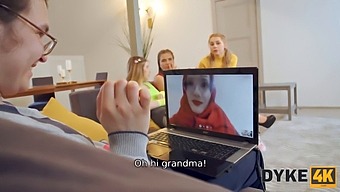 The Top-Rated Lesbian Content On Dyke4k Featuring An Impressive Grandson