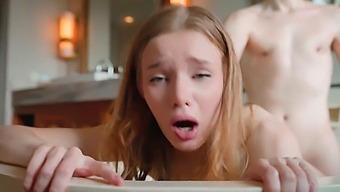 Young Stepsister Caught Snooping Around In My Bathroom
