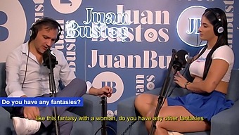 Salome Gil'S Intimate Area Is Vigorously Penetrated By The Attractive Dwarf Juan Bustos In A Podcast
