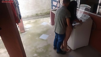 Married Woman Engages In Sexual Act With Washing Machine Technician Outside While Her Spouse Is Absent