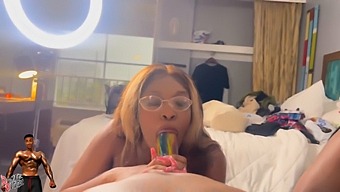 Black Lesbian Threesome With Friendly Competition And Facial Finale
