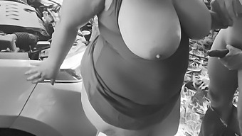 Steamy Encounter With Cougar Stepmom In Natural Outdoor Setting