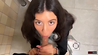 I Craved You Intensely - Have Sex With Me And Ejaculate On My Face In This Public Retail Complex! - Walk With A Moan