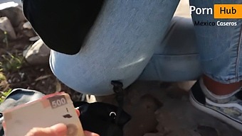 A Young Beauty With A Nice Ass Gets Paid To Have Sex And Squirts On A Stranger.