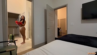 Big Ass Step-Sis In Hardcore Pov Sex Scene Without Panties